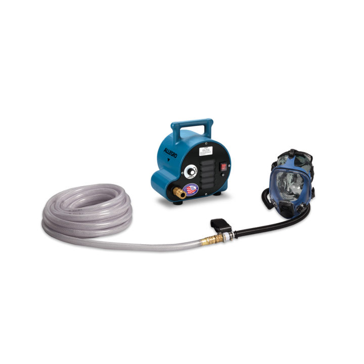 Allegro one-worker full-mask breathing-air system